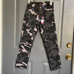Phat Farm Black Camo Cargo Pants Size 10
